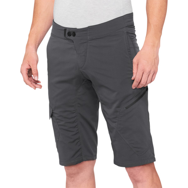 100% 100パーセント SHORT RIDECAMP CHARCOAL34 5001-0016 WO店