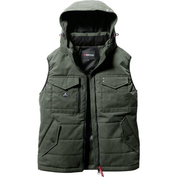 505414XXL  (株)バートル バートル 防寒ベスト5054-14-XXLミルスグリーン 5054-14-XXL WO店