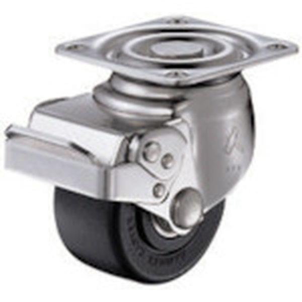 545S0SNRB75 オールステンレス低床重荷重用旋回式ナイロン車輪(ボールベアリング)75mm SP付 545S0SNRB75-TN WO店