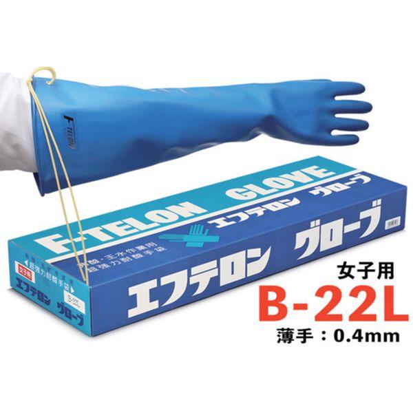 B22L (株)コクゴ コクゴ 超強力耐酸手袋 エフテロングローブ B-22L 5784575-TN WO店
