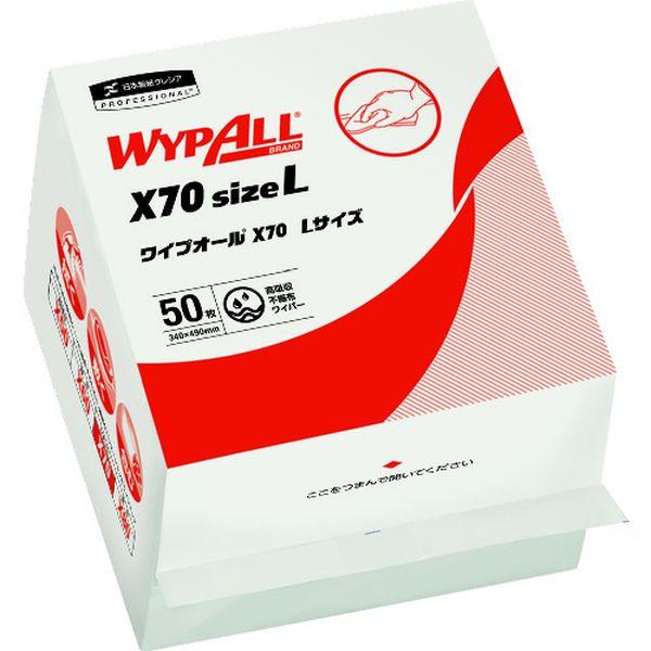 日本製紙クレシア(株) クレシア ワイプオールX70 クロスライク Lサイズ 6つ折り 60375-TN WO店