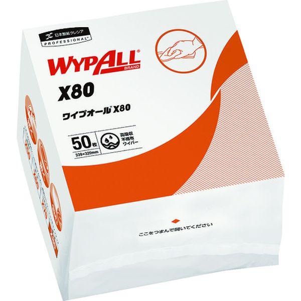 日本製紙クレシア(株) クレシア ワイプオールX80 クロスライク 4つ折 60585-TN WO店