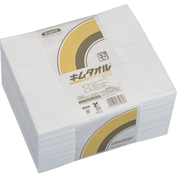 日本製紙クレシア(株) クレシア キムタオル パワーストロング ホワイト 3プライ 61082-TN WO店