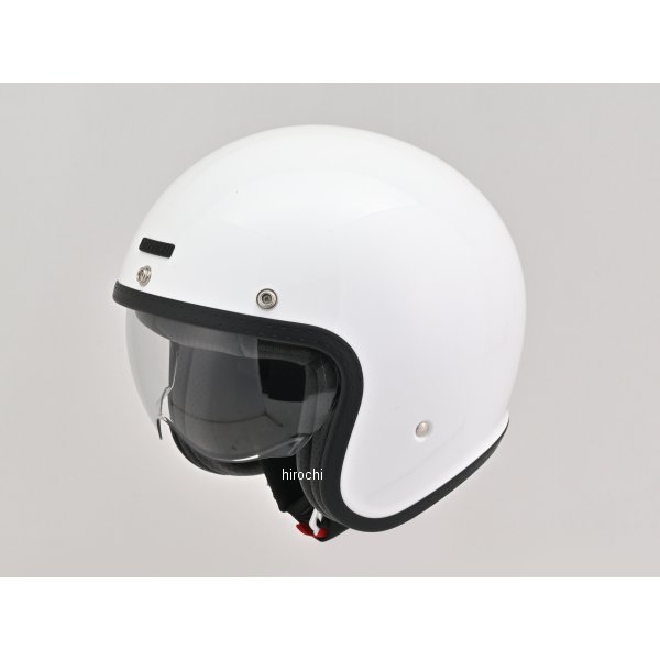 デイトナ バイク ヘルメット ジェット SG規格 高強度ABS スモールジェット DN-007PJ ホワイト Sサイズ(55-56cm) 61094 WO店