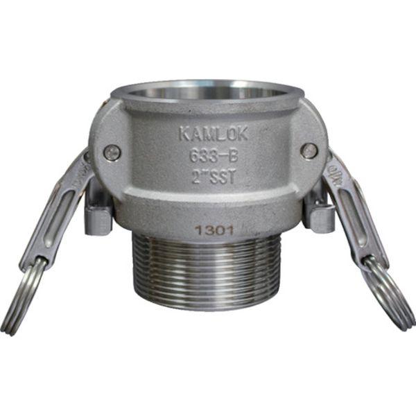 633BBL3SST カム鍵を掛ける ツインロックタイプカプラー オネジ ステンレス鋼 633-BBL 3in SST 633BBL3SST-TN WO店