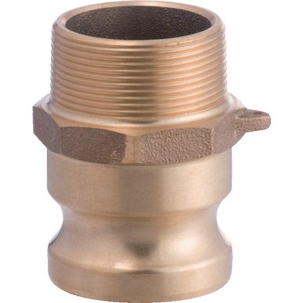 633FB3BR 工場配管・機械組込用カムロックアダプター オネジ 3インチ ブロンズ 633-FB-3 BR 633-FB-3-BR WO店
