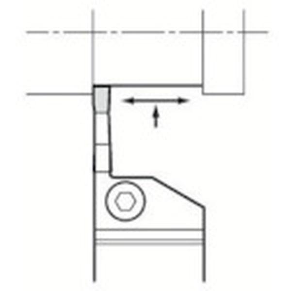 KGDL2525M4T25  京セラ(株) 京セラ 溝入れ・突っ切り用ホルダ KGD KGDL2525M-4T25 WO店