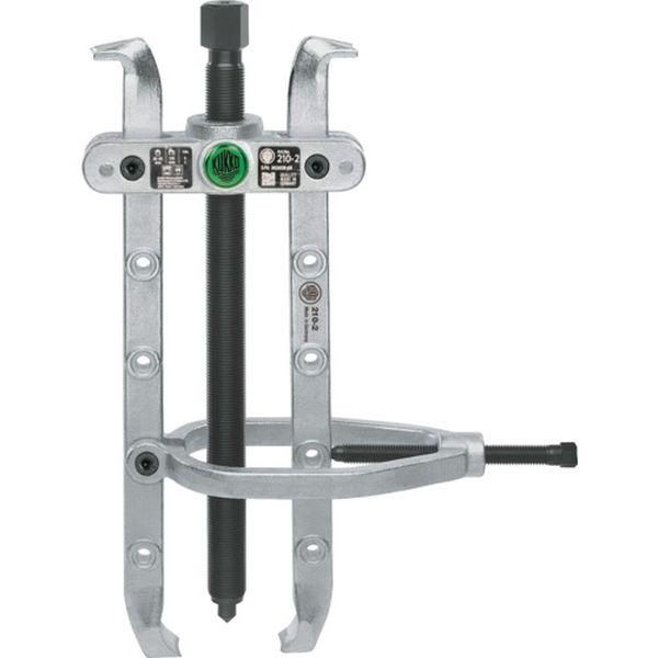 2102 サイドクランプ付きギヤプーラー リバーシブル 2本アーム 最大径135mm 深さ270mm 210-2 WO店