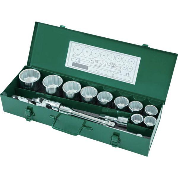 SATA社 SATA 12角ソケットレンチセット 差込角19mm (15点) 09015 WO店