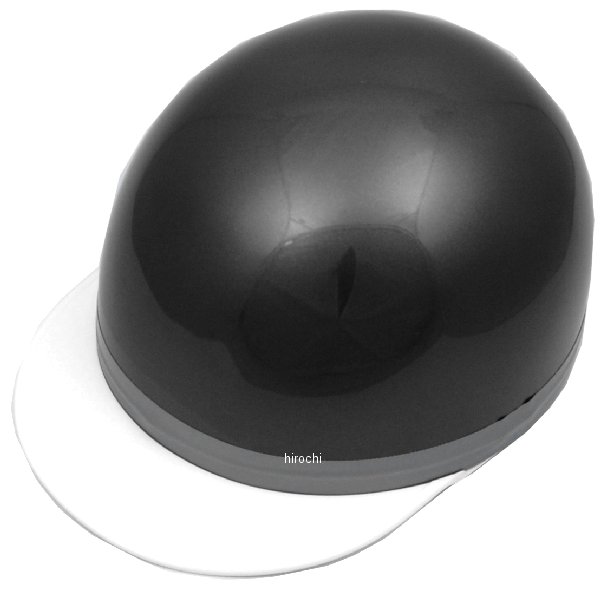 NBS バイクパーツセンター ハーフヘルメット コルク半 ガンメタ フリーサイズ(57-60cm未満) WO店