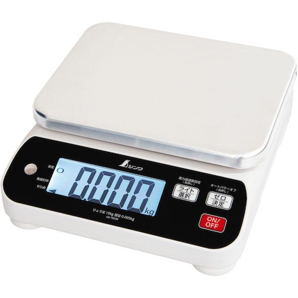 シンワ測定(株) シンワ デジタルはかり WP 15kg 防塵防水 取引証明以外用 70039-TN WO店