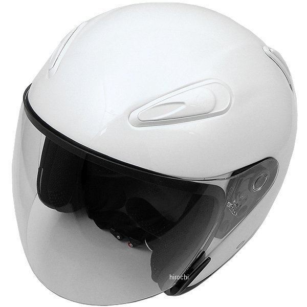 A221 NBS バイクパーツセンター ジェットヘルメット エアロフォルム 白 Lサイズ(59-60cm未満) WO店