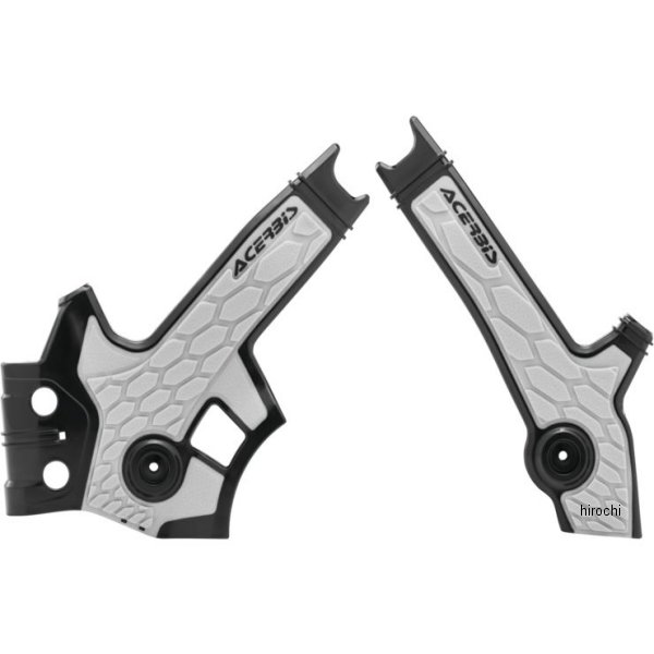 アチェルビス ACERBIS フレームガード X-Grip 96年以降 DR650 黒/グレー 732642-TR WO店