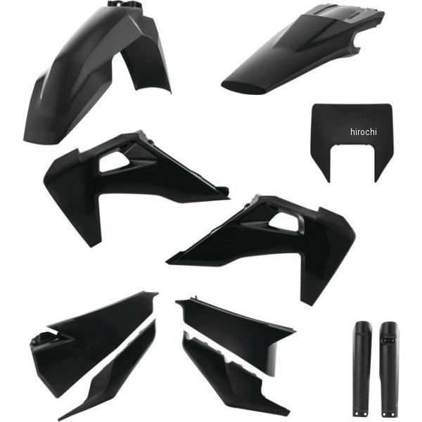 アチェルビス ACERBIS 外装キット 20年-23年 ハスクバーナ TE150i 黒 732932-TR WO店