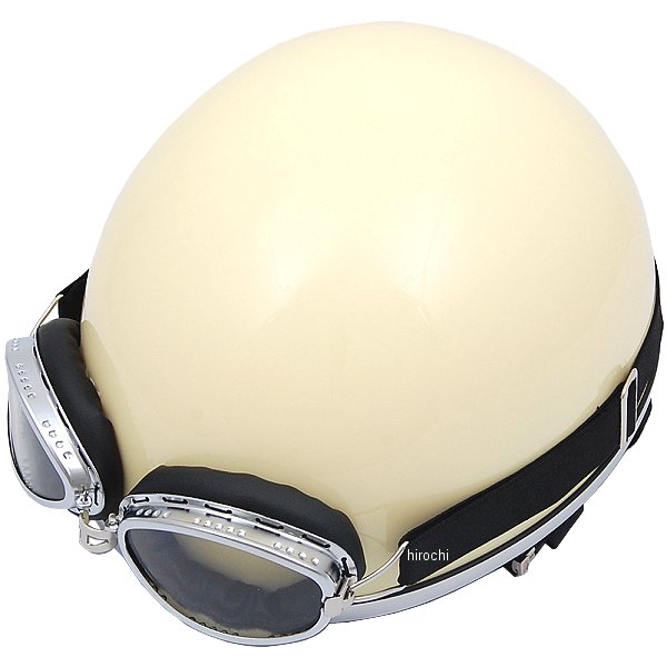 NBS バイクパーツセンター ハーフヘルメット ビンテージ ベージュ フリーサイズ(57-60cm未満) WO店