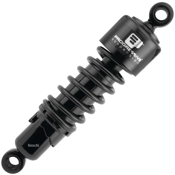 プログレッシブ PROGRESSIVE リアサスペンション 14.25インチ(362mm) 硬め 79年-03年 XL 黒 770756-TR WO店