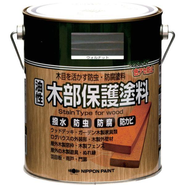 油性木部保護塗料 1.6L ウォルナット HYM008- 1.6 4976124519673 WO店の通販は 4,961円