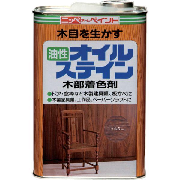 ニッペホームプロダクツ(株) ニッぺ 油性オイルステイン 4L マホガニ HPB0QH-4 8598568-TN WO店