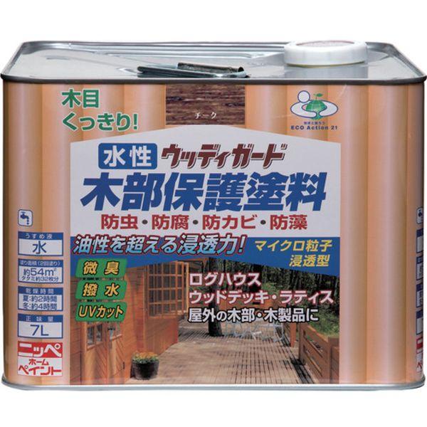 ニッペホームプロダクツ(株) ニッぺ 水性ウッディガード 7L チーク HW208-7 8599093-TN WO店