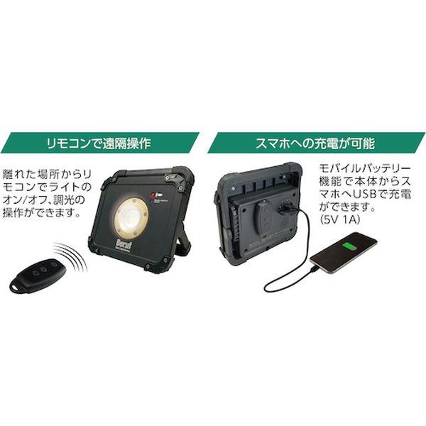 (株)イチネンアクセス BERUF リモコン式ポータブルワークライト BTK-002R 87238-TN WO店