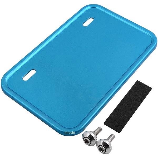 Nbs バイクパーツセンター ナンバープレートベース 50 125cc用 四角 青 Wo店の通販はau Pay マーケット ヒロチー商事