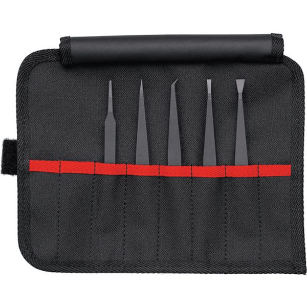 920005ESD KNIPEX社 KNIPEX プラスチックピンセット 5本組セット 920005ESD-TN WO店