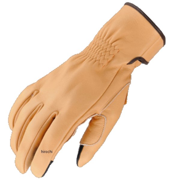HBG-039 ヘンリービギンズ HenlyBegins 内縫いガンカットロンググローブ ナチュラル Mサイズ WO店