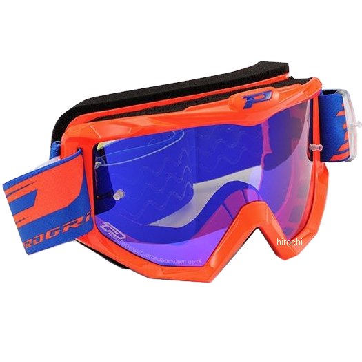 3201FL プログリップ PROGRIP ゴーグル ミラー 蛍光赤 WO店の通販は 5,496円