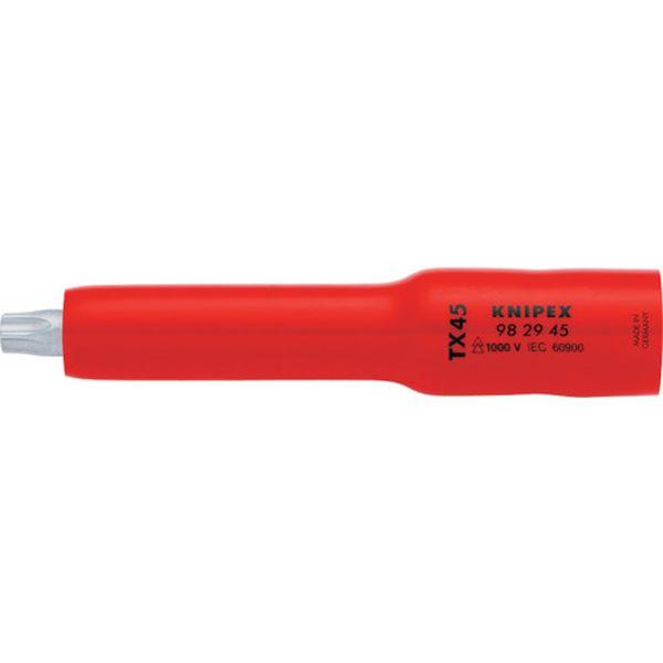 982945  KNIPEX社 KNIPEX 1000V絶縁ソケットT×45 9829-45 WO店の通販は 8,769円