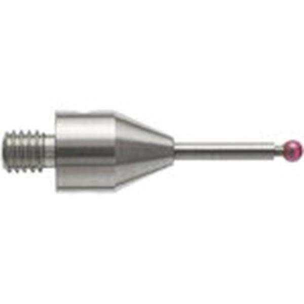 M4ルビー球ストレートスタイラス/超硬軸(メートル法) φ1.0MM × L20.0MM × EWL10.0MM A50034792-TN WO店