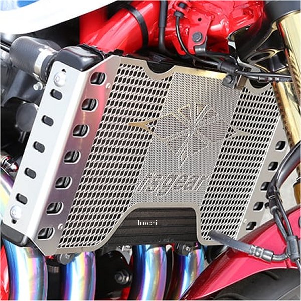 アールズギア rs gear ラジエターコアガード 03年以降 CB1300SF ラージロゴ シルバー AC00-044H-LS WO店