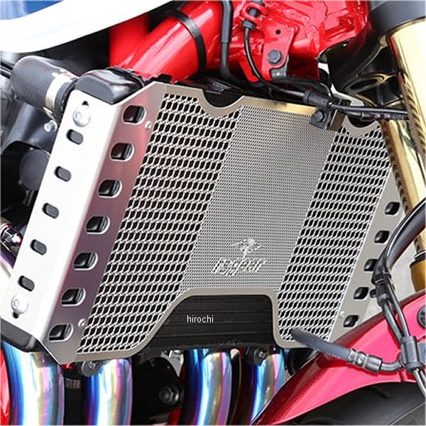 アールズギア rs gear ラジエターコアガード 03年以降 CB1300SF スモールロゴ シルバー AC00-044H-SS WO店