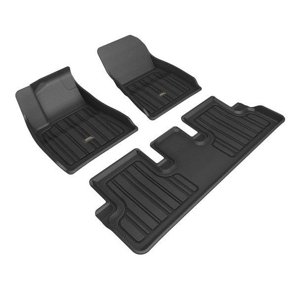 3D MAXpider 2024 Tesla Model 3 Elitect Floor Mat 1st/2nd Row aceE1TL06901809 WO店