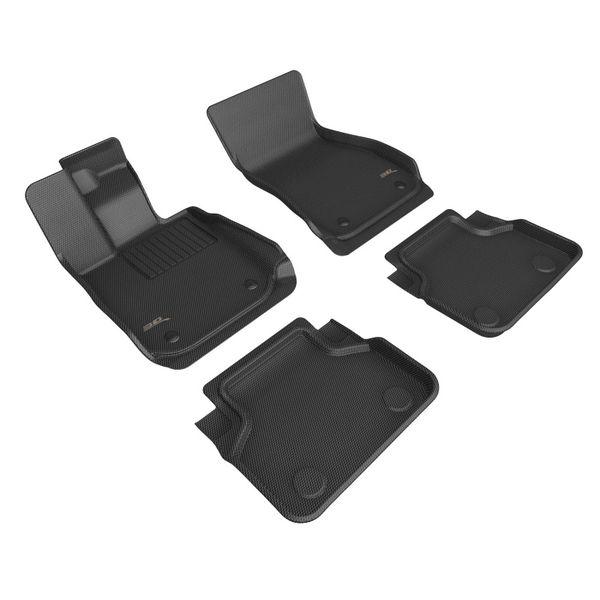 3D MAXpider 18-23 BMW 8 Series Gran Coupe Kagu Floor Mat- Black R1 R2 aceL1BM11401509 WO店