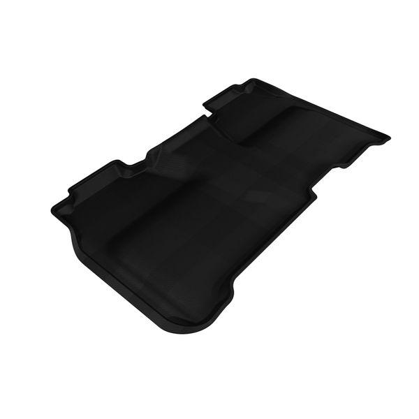 3D MAXpider 2014-2019 Chevrolet Silverado Crew Cab Kagu 2nd Row Floormats - Black aceL1CH04021509 WO店
