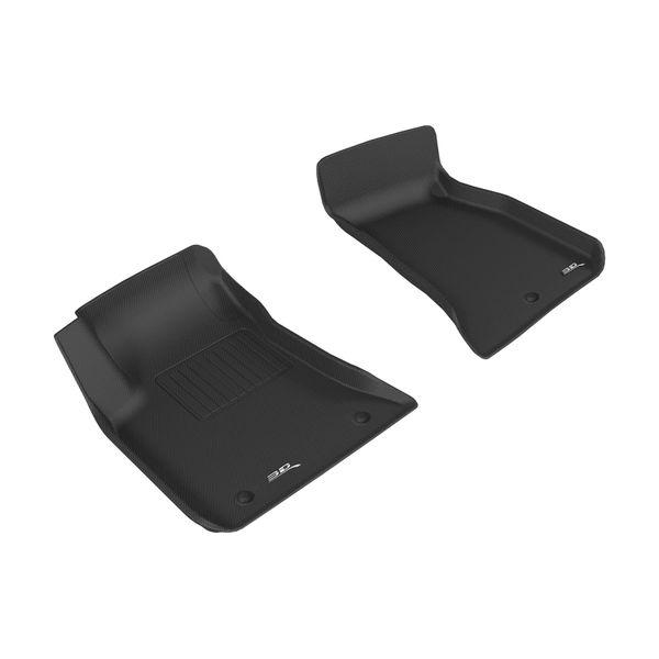 3D MAXpider 2011-2014 Dodge Challenger Kagu 1st Row Floormat - Black aceL1DG02411509 WO店