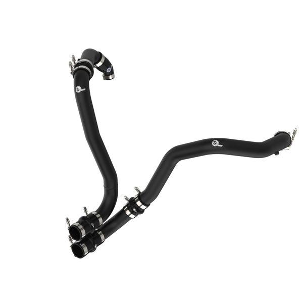 aFe 21-22 Ford F-150/Raptor V6-3.5L (tt) BladeRunner 2.5in Aluminum Hot Charge Pipe Black afe46-20518-B WO店