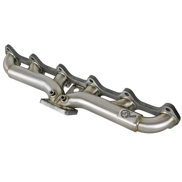 aFe Twisted Steel Header Turbo Manifold (T3) 98.5-02 Dodge Diesel Trucks L6 5.9L (td) afe48-32020 WO店