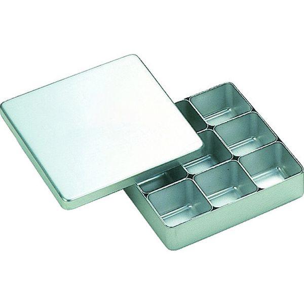 AFS150  トラスコ中山(株) TRUSCO アルミ検食容器 ボックス9個付 150X150X38 AFS150-TN WO店
