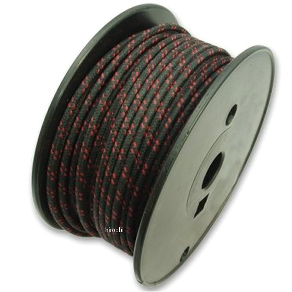 ガッツクローム クロスカバーワイヤー 16ゲージ 黒/赤 1ロール WO店