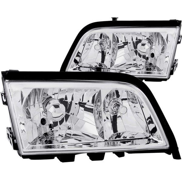 ANZO 1994-2000 Mercedes Benz C Class W202 Crystal Headlights Chrome anz121081 WO店