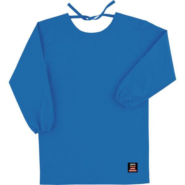 APB200FBL トラスコ中山(株) TRUSCO 防炎割烹着(エプロン)ロング ブルー(マックスダイナ) APB200FBL-TN WO店