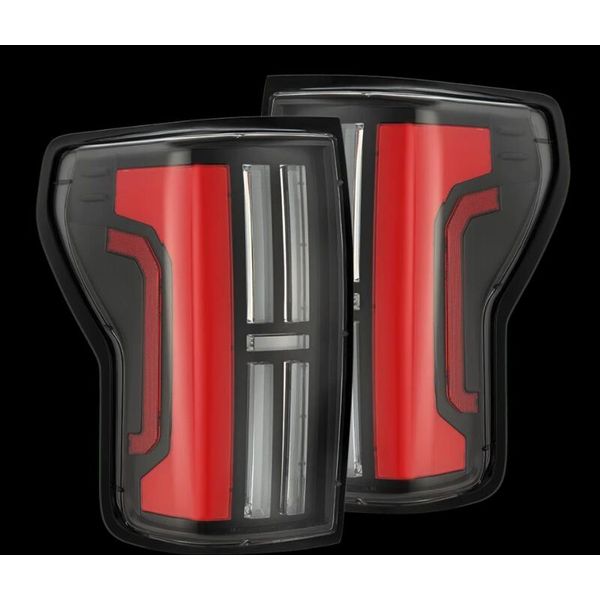 AlphaRex 07-13 Toyota Tundra Nova-Series LED Tail Lights - Black Red arx670052 WO店