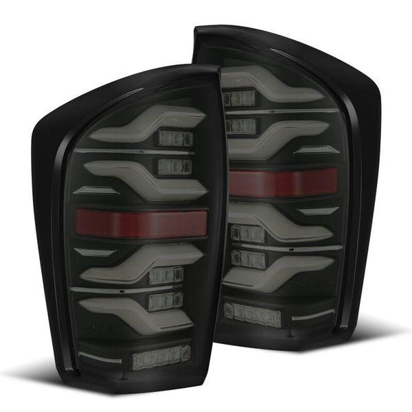 AlphaRex 16-21 Toyota Tacoma LUXX LED Taillights Blk w/Activ Light/Seq Signal arx680090 WO店