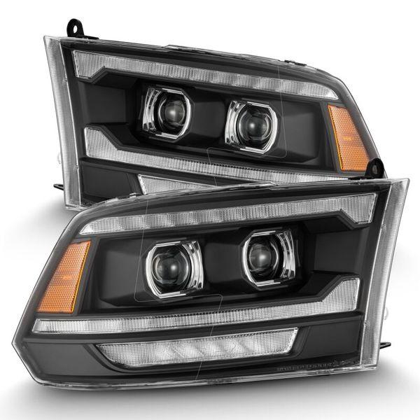 AlphaRex 09-18 Ram 1500/2500 PRO-Series Proj Headlights Black w/Sequential Signal and Top/Middle DRL arx880561 WO店