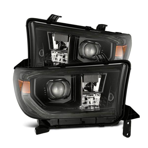 AlphaRex 07-13 Toyota Tundra / 08-17 Sequoia LUXX LED Proj HL Alpha-Blk w/Actv Light Seq. Sig + DRL arx880825 WO店