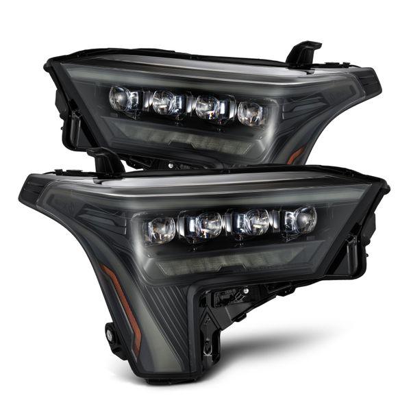 AlphaRex 22-23 Toyota Tundra NOVA-Series Headlights Alpha-Black w/Amber DRL - Req 810029 OR 810030 arx880871 WO店