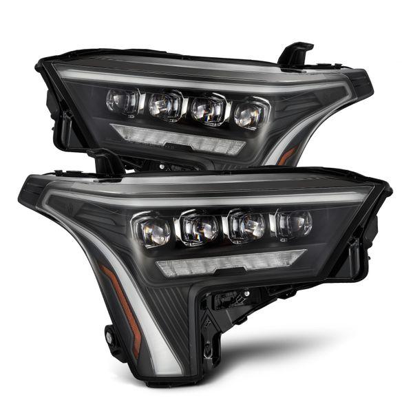 AlphaRex 22-23 Toyota Tundra NOVA-Series Headlights Black w/Amber DRL - Req 810029 OR 810030 arx880872 WO店