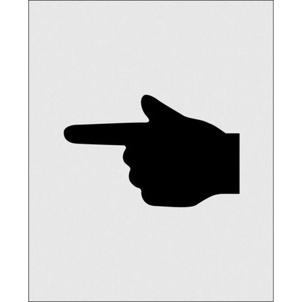 AST35  (株)アイマーク IM ステンシル 絵の指差呼称 文字サイズ90×140mm AST35-TN WO店 5,607円