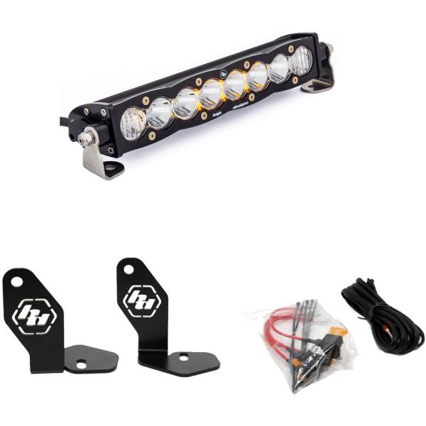 Baja Designs Pro-R S8 10インチ フードマウント キット クリアー 22年-23年 Polaris RZR BAJ448101 WO店